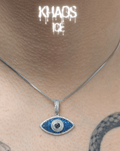 Cargar imagen en el visor de la galería, Collar ojo zirconia cubica