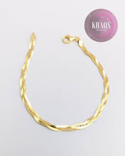 Cargar imagen en el visor de la galería, Trenzada Dos Acabado en Oro 18 k