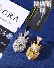 Cargar imagen en el visor de la galería, Colgante gorila rey moissanita.