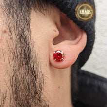 Cargar imagen en el visor de la galería, Redondo 8 mm color granate naranjo