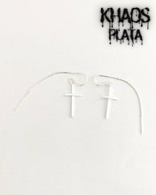 Cargar imagen en el visor de la galería, Aros cruz con cola par