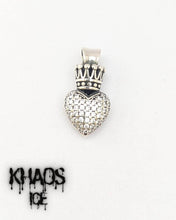 Cargar imagen en el visor de la galería, Colgante corazón zirconia cúbica