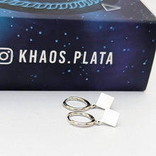 Cargar imagen en el visor de la galería, Aros argolla diamante par