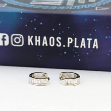 Cargar imagen en el visor de la galería, Aro argolla zirconia cúbica 2 par