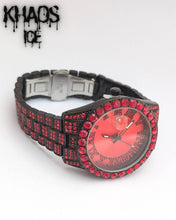 Cargar imagen en el visor de la galería, Reloj zirconia cubica roja