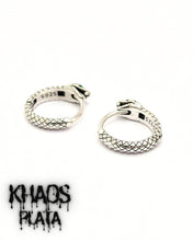 Cargar imagen en el visor de la galería, Aro argolla serpiente par
