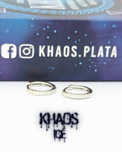 Cargar imagen en el visor de la galería, Aro argolla zirconia cúbica 1 par