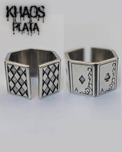 Cargar imagen en el visor de la galería, Anillo 4 ases ajustable