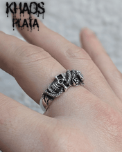 Cargar imagen en el visor de la galería, Anillo ojo de serpiente