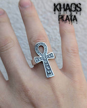 Cargar imagen en el visor de la galería, Anillo ankh ajustable