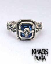 Cargar imagen en el visor de la galería, Anillo calavera ajustable 4