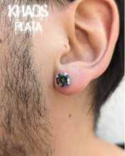 Cargar imagen en el visor de la galería, Redondo 8 mm color topacio par