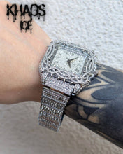 Cargar imagen en el visor de la galería, Reloj cuadrado espinas zirconia cubica