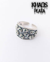 Cargar imagen en el visor de la galería, Anillo calavera ajustable 5