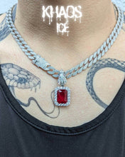 Cargar imagen en el visor de la galería, Cadena cubana 10 mm zirconia cubica