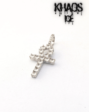 Cargar imagen en el visor de la galería, Colgante ankh zirconia cubica