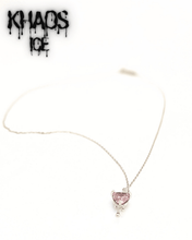 Cargar imagen en el visor de la galería, Collar corazón goteando