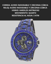 Cargar imagen en el visor de la galería, Reloj zirconia cubica azul