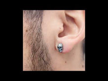 Cargar y reproducir el video en el visor de la galería, Aro calavera corazones par