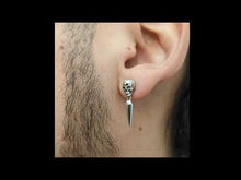 Cargar y reproducir el video en el visor de la galería, Aros calavera punta par