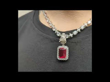 Cargar y reproducir el video en el visor de la galería, Dragón zirconia cúbica