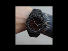 Cargar y reproducir el video en el visor de la galería, Reloj espinas zirconia cubica