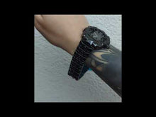 Cargar y reproducir el video en el visor de la galería, Reloj garra con cambios de color correa negra