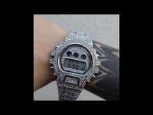 Cargar y reproducir el video en el visor de la galería, Reloj digital zirconia cubica