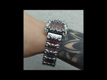 Cargar y reproducir el video en el visor de la galería, Reloj garra cuadrado