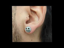 Cargar y reproducir el video en el visor de la galería, Jack zirconia cúbica par