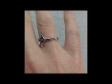 Cargar y reproducir el video en el visor de la galería, Anillo Cristo ajustable