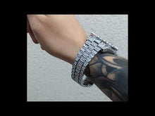 Cargar y reproducir el video en el visor de la galería, Reloj snake zirconia cubica blanco