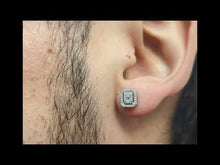 Cargar y reproducir el video en el visor de la galería, Cuadrados Moissanita 7MM x 8MM