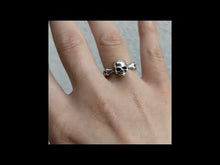 Cargar y reproducir el video en el visor de la galería, Anillo calavera ajustable 7
