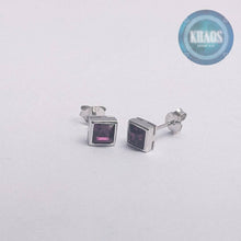 Cargar imagen en el visor de la galería, Cuadrado Con Marco Color Amatista Par