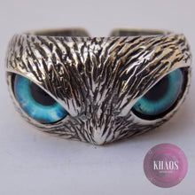 Cargar imagen en el visor de la galería, Anillo búho ajustable
