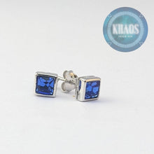 Cargar imagen en el visor de la galería, Cuadrado con Marco Color Zafiro Par