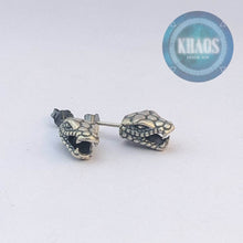 Cargar imagen en el visor de la galería, Aro cabeza serpiente par