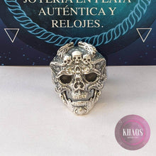 Cargar imagen en el visor de la galería, Anillo calavera ajustable 3