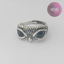Cargar imagen en el visor de la galería, Anillo búho ajustable 2