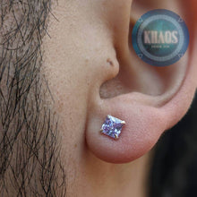 Cargar imagen en el visor de la galería, Cuadrado Pequeño Color Lavanda Par