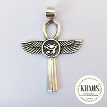 Cargar imagen en el visor de la galería, Colgante Ankh ojo de Ra