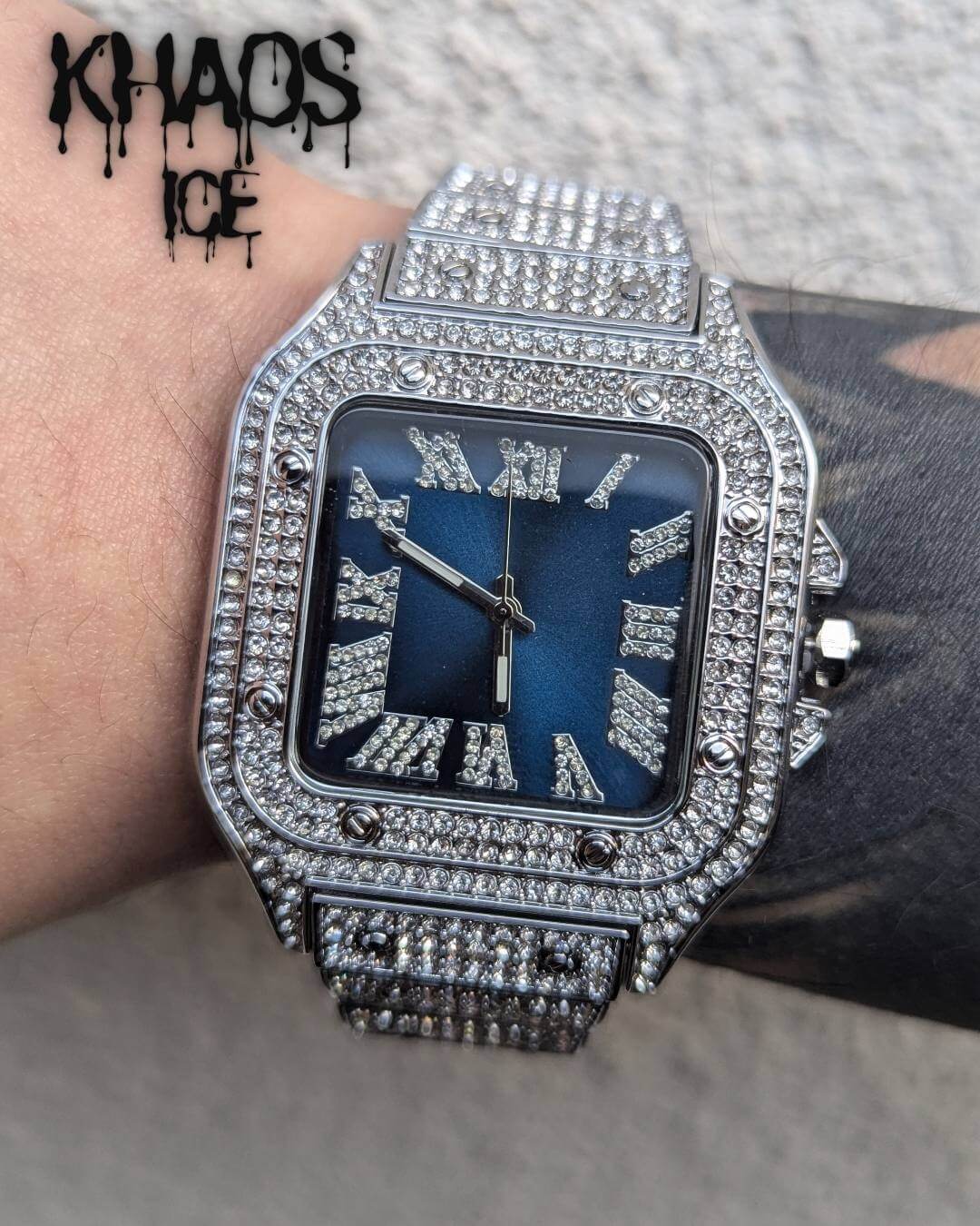 Reloj zirconia cubica blanco