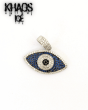Cargar imagen en el visor de la galería, Collar ojo zirconia cubica
