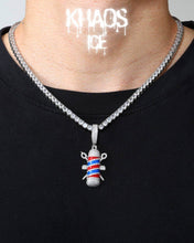 Cargar imagen en el visor de la galería, Colgante barbero zirconia cubica
