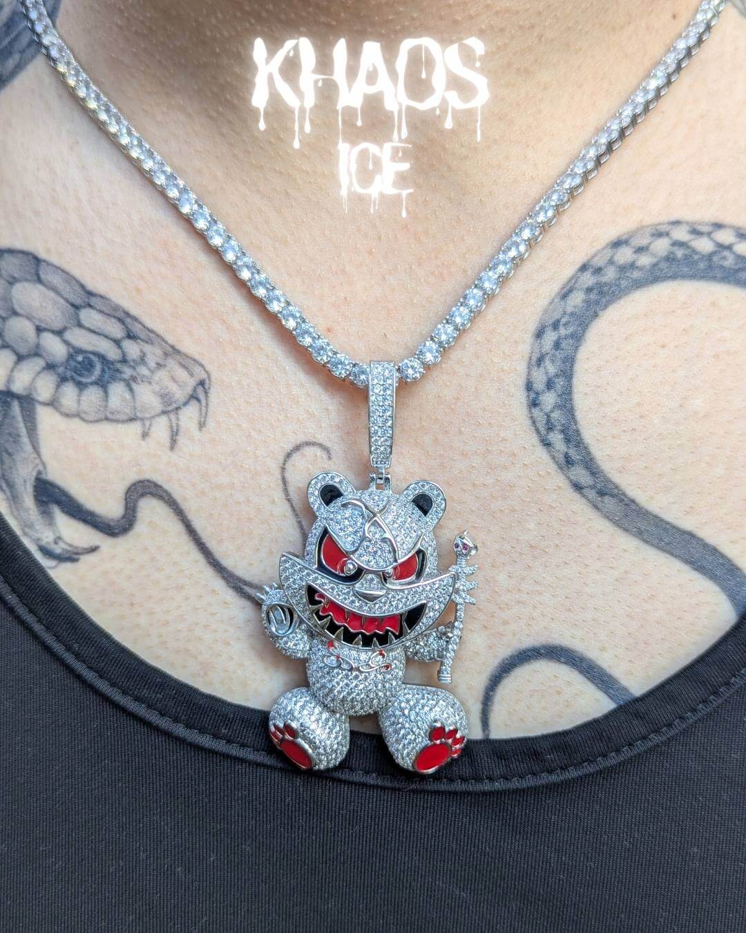 Colgante oso 1 zirconia cubica