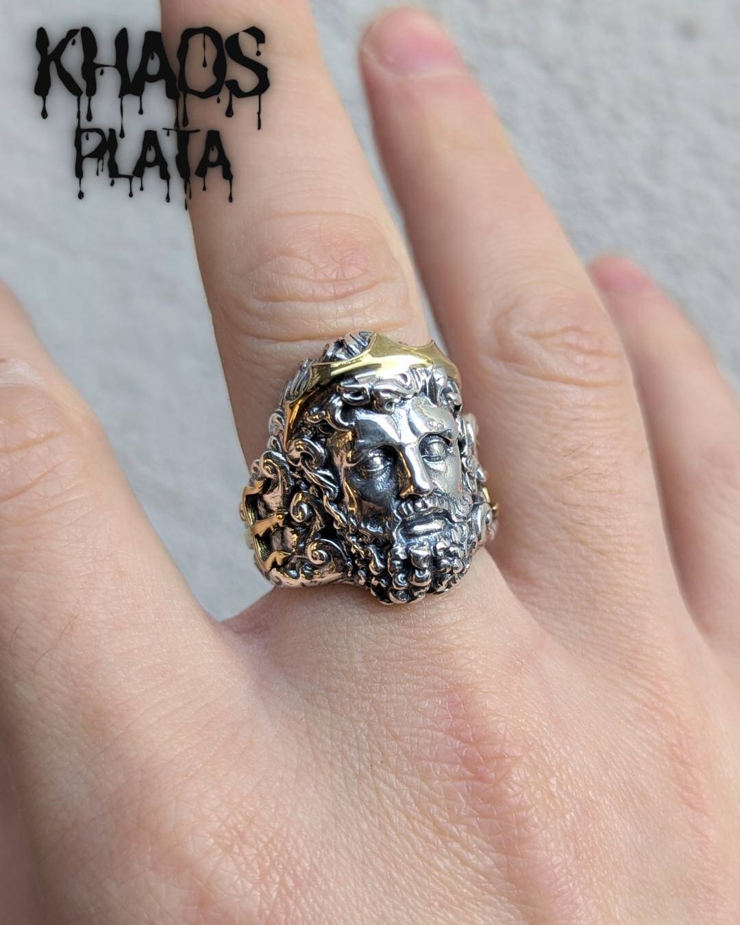 Anillo Poseidón ajustable