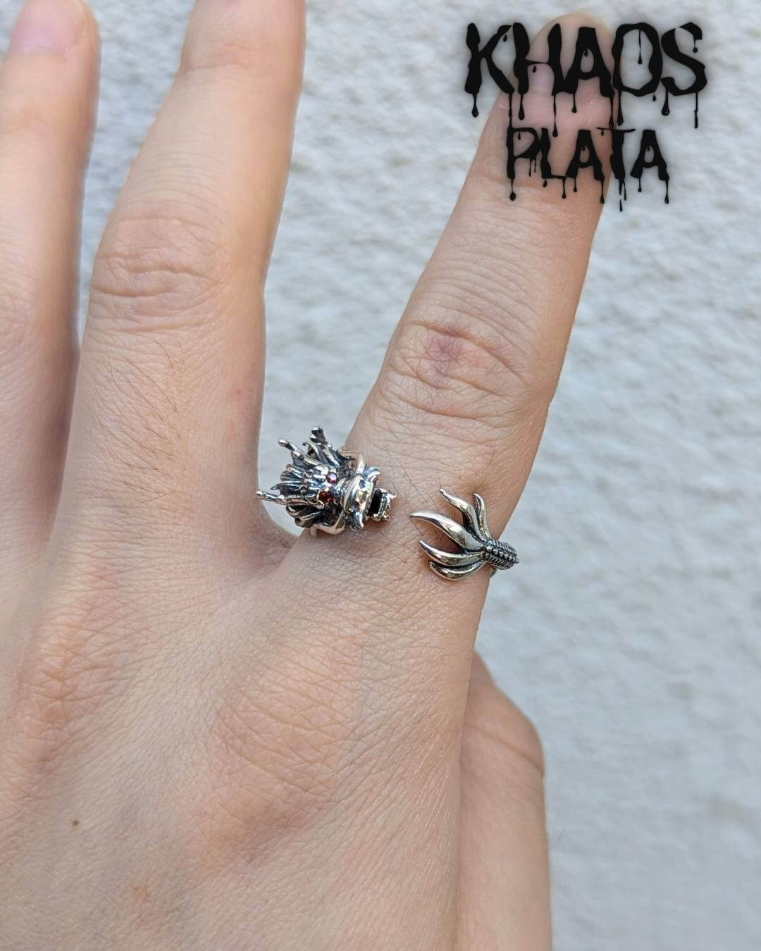 Anillo dragón ajustable