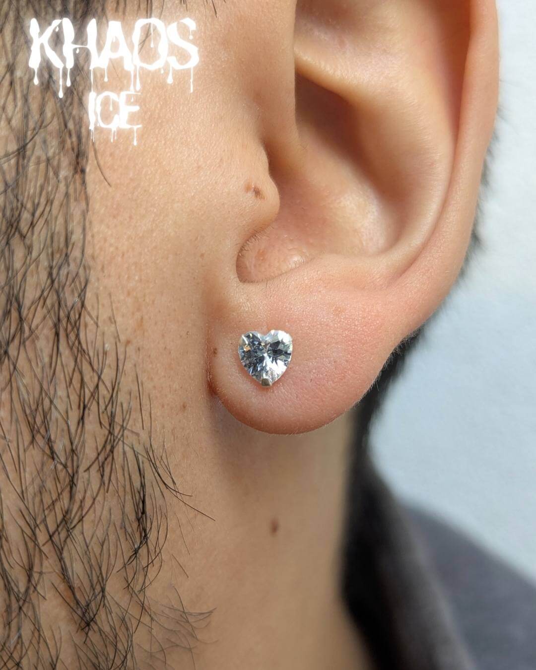 Aros corazón 4.5 mm par