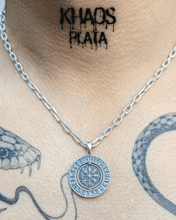 Cargar imagen en el visor de la galería, Colgante vegvisir valknut doble

